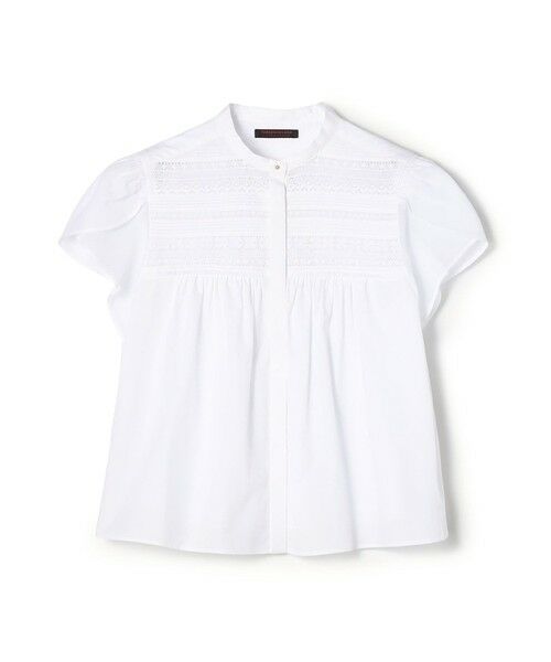 TOMORROWLAND / トゥモローランド シャツ・ブラウス | コットンコンビネーション ペタルスリーブブラウス（11 ホワイト）
