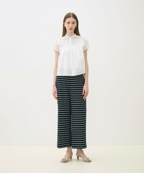 TOMORROWLAND / トゥモローランド シャツ・ブラウス | コットンコンビネーション ペタルスリーブブラウス | 詳細1