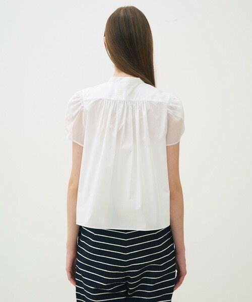 TOMORROWLAND / トゥモローランド シャツ・ブラウス | コットンコンビネーション ペタルスリーブブラウス | 詳細4