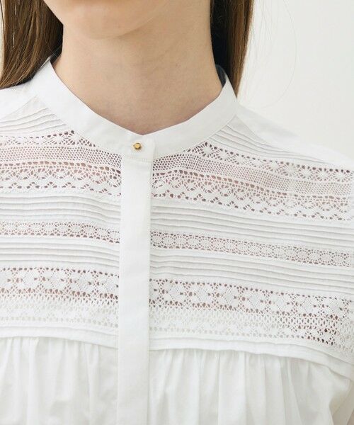 TOMORROWLAND / トゥモローランド シャツ・ブラウス | コットンコンビネーション ペタルスリーブブラウス | 詳細5