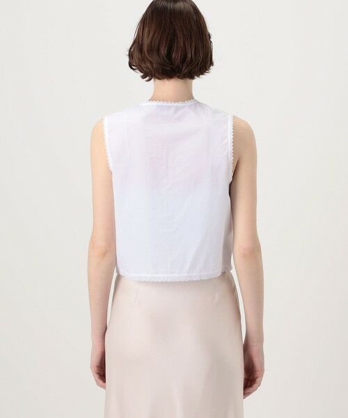 TOMORROWLAND / トゥモローランド シャツ・ブラウス | コットンコンビネーション ショートブラウス | 詳細4