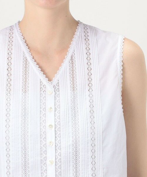 TOMORROWLAND / トゥモローランド シャツ・ブラウス | コットンコンビネーション ショートブラウス | 詳細5