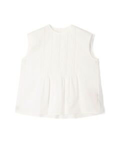 TOMORROWLAND / トゥモローランド シャツ・ブラウス | コットンコンビネーション ピンタックブラウス