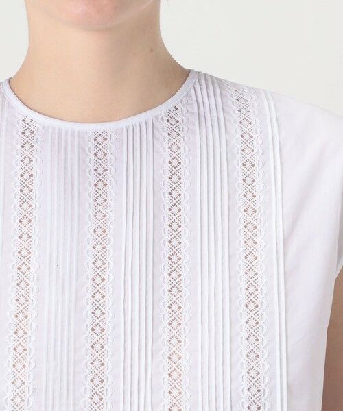 TOMORROWLAND / トゥモローランド シャツ・ブラウス | コットンコンビネーション ピンタックブラウス | 詳細5