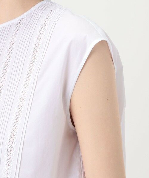 TOMORROWLAND / トゥモローランド シャツ・ブラウス | コットンコンビネーション ピンタックブラウス | 詳細7