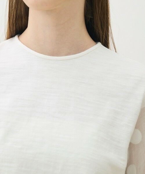 TOMORROWLAND / トゥモローランド その他トップス | スラブジャージー ドットパフスリーブプルオーバー | 詳細5