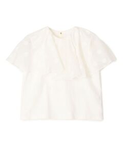 TOMORROWLAND / トゥモローランド その他トップス | スラブジャージー ドットケープカラープルオーバー