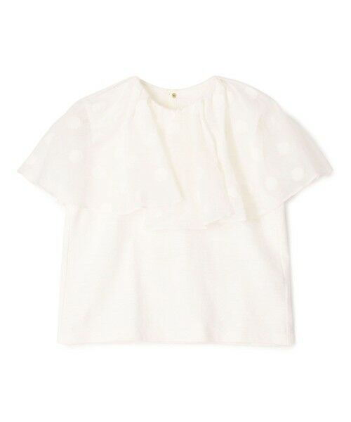 TOMORROWLAND / トゥモローランド その他トップス | スラブジャージー ドットケープカラープルオーバー（11 ホワイト）