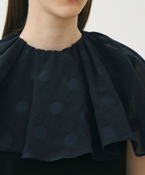 TOMORROWLAND / トゥモローランド その他トップス | スラブジャージー ドットケープカラープルオーバー | 詳細5