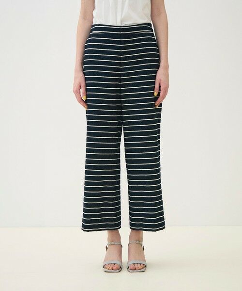 TOMORROWLAND / トゥモローランド その他パンツ | シルクブレンドボーダー ストレートパンツ | 詳細2