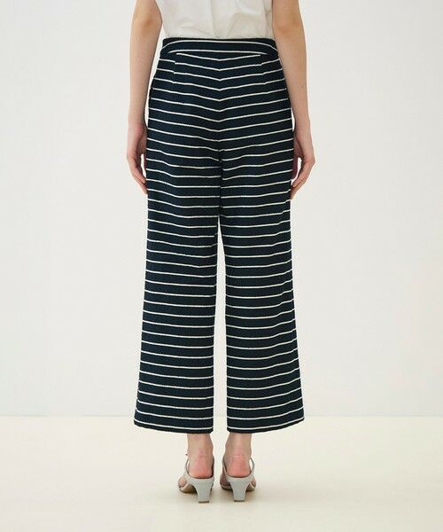 TOMORROWLAND / トゥモローランド その他パンツ | シルクブレンドボーダー ストレートパンツ | 詳細4