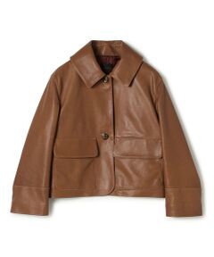 TOMORROWLAND / トゥモローランド レザーブルゾン・ジャケット | セミベジタブルレザー サックジャケット