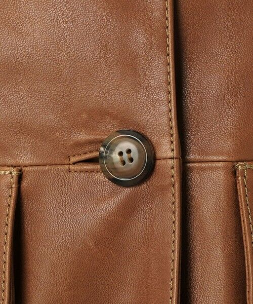 TOMORROWLAND / トゥモローランド レザーブルゾン・ジャケット | セミベジタブルレザー サックジャケット | 詳細11