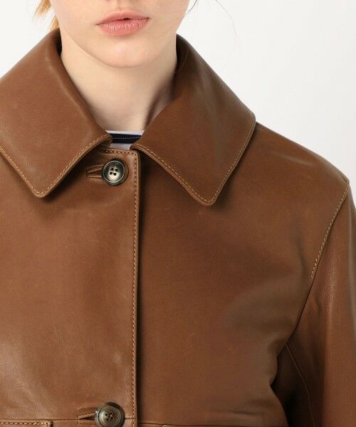 TOMORROWLAND / トゥモローランド レザーブルゾン・ジャケット | セミベジタブルレザー サックジャケット | 詳細6