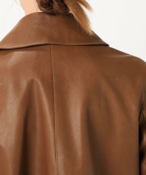 TOMORROWLAND / トゥモローランド レザーブルゾン・ジャケット | セミベジタブルレザー サックジャケット | 詳細7