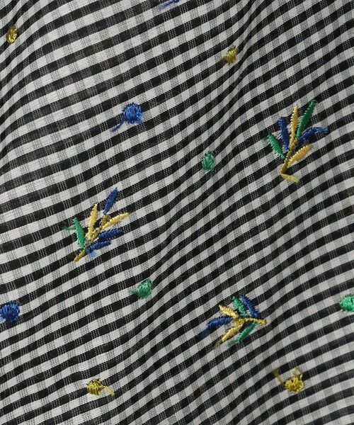 TOMORROWLAND / トゥモローランド その他トップス | ギンガムエンブロイダリー ジップアップライトブルゾン | 詳細11