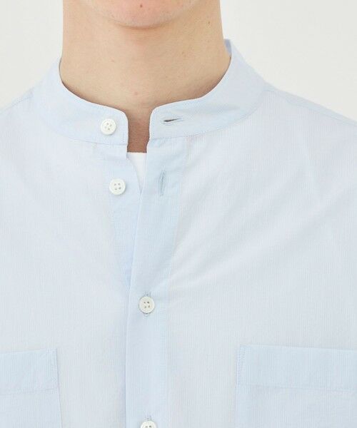 TOMORROWLAND / トゥモローランド シャツ・ブラウス | コットン バンドカラーシャツ | 詳細5