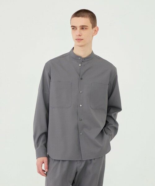 TOMORROWLAND / トゥモローランド シャツ・ブラウス | ウォッシャブルトロピカル バンドカラーシャツ | 詳細2