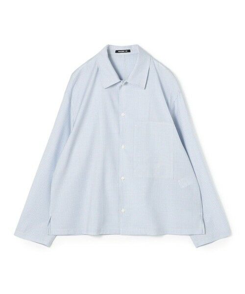 TOMORROWLAND / トゥモローランド シャツ・ブラウス | プリムウール ドロップショルダーシャツ（64 ブルー系）