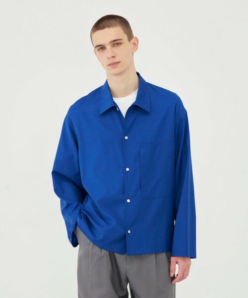 TOMORROWLAND / トゥモローランド シャツ・ブラウス | プリムウール ドロップショルダーシャツ | 詳細2