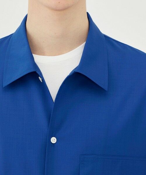 TOMORROWLAND / トゥモローランド シャツ・ブラウス | プリムウール ドロップショルダーシャツ | 詳細5