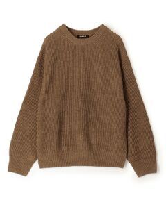 TOMORROWLAND / トゥモローランド ニット・セーター | リネンフィッシャーマンズリブ クルーネックプルオーバー