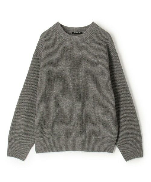 TOMORROWLAND / トゥモローランド ニット・セーター | リネンフィッシャーマンズリブ クルーネックプルオーバー（15 グレー）