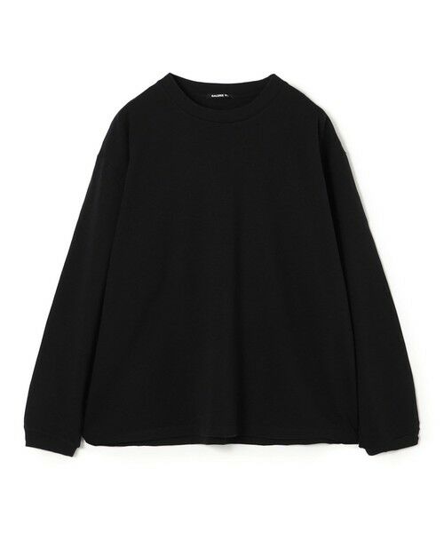 TOMORROWLAND / トゥモローランド Tシャツ | コットン吊り天竺 ロングスリーブプルオーバー（19 ブラック）