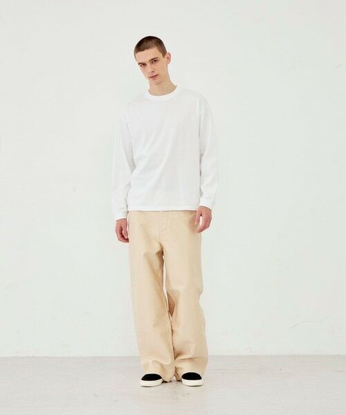 TOMORROWLAND / トゥモローランド Tシャツ | コットン吊り天竺 ロングスリーブプルオーバー | 詳細1