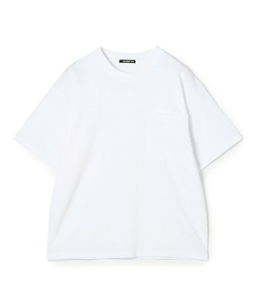 TOMORROWLAND / トゥモローランド Tシャツ | コットン吊り天竺 ハーフスリーブプルオーバー（11 ホワイト）