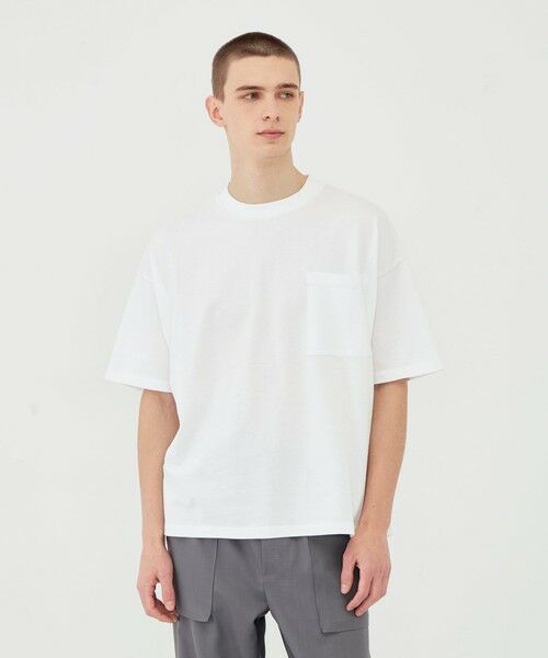 TOMORROWLAND / トゥモローランド Tシャツ | コットン吊り天竺 ハーフスリーブプルオーバー | 詳細11