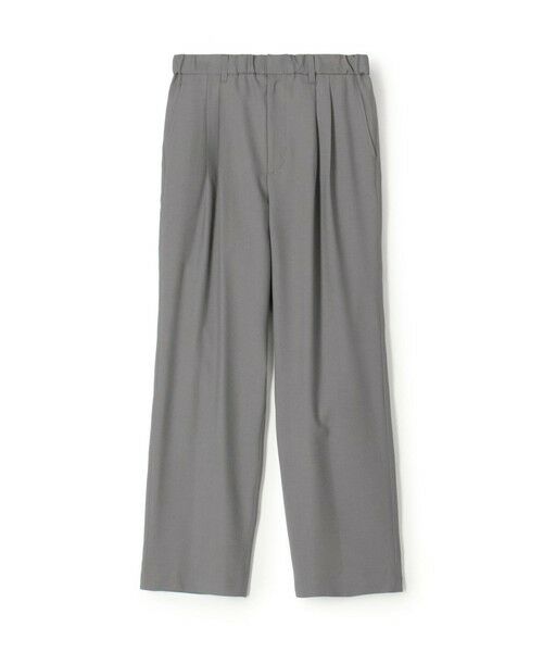 TOMORROWLAND / トゥモローランド その他パンツ | ウォッシャブルトロピカル 2タックパンツ(17 チャコールグレー)