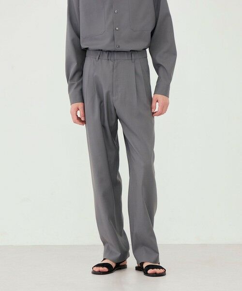 TOMORROWLAND / トゥモローランド その他パンツ | ウォッシャブルトロピカル 2タックパンツ | 詳細2