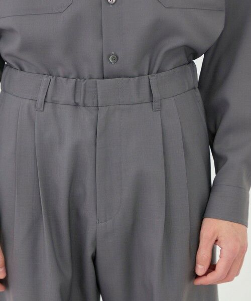 TOMORROWLAND / トゥモローランド その他パンツ | ウォッシャブルトロピカル 2タックパンツ | 詳細5