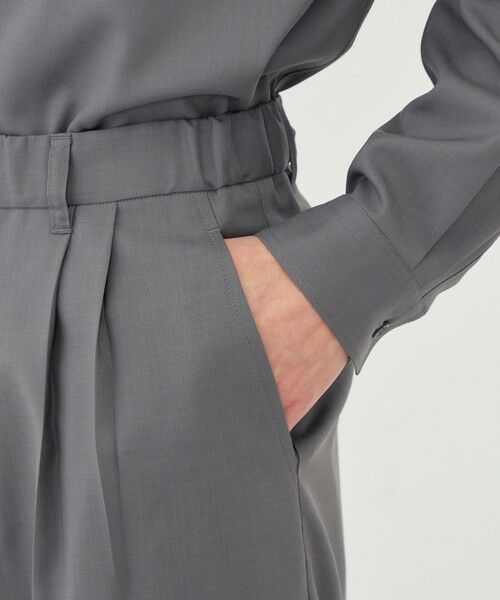 TOMORROWLAND / トゥモローランド その他パンツ | ウォッシャブルトロピカル 2タックパンツ | 詳細7