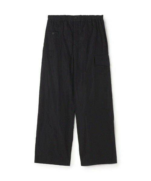 TOMORROWLAND / トゥモローランド その他パンツ | ラスティックウーブン ウエストギャザーパンツ（17 チャコールグレー）