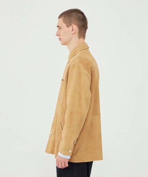 TOMORROWLAND / トゥモローランド レザーブルゾン・ジャケット | ダウニーラムスエード シャツブルゾン | 詳細3