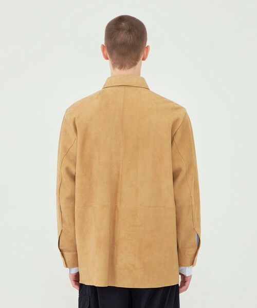 TOMORROWLAND / トゥモローランド レザーブルゾン・ジャケット | ダウニーラムスエード シャツブルゾン | 詳細4