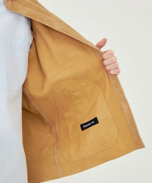 TOMORROWLAND / トゥモローランド レザーブルゾン・ジャケット | ダウニーラムスエード シャツブルゾン | 詳細5