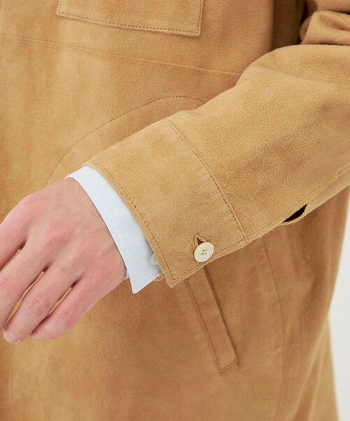 TOMORROWLAND / トゥモローランド レザーブルゾン・ジャケット | ダウニーラムスエード シャツブルゾン | 詳細7