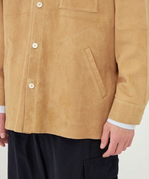 TOMORROWLAND / トゥモローランド レザーブルゾン・ジャケット | ダウニーラムスエード シャツブルゾン | 詳細9