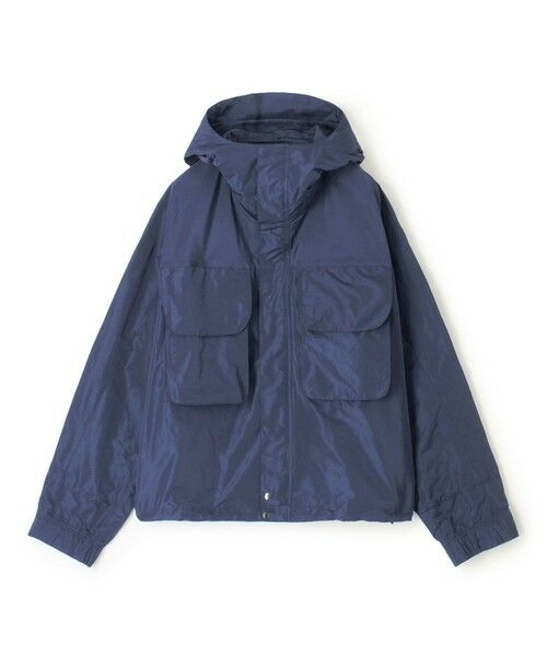 TOMORROWLAND / トゥモローランド ブルゾン | メモリータフタ フーデッドブルゾン（67 ダークブルー）