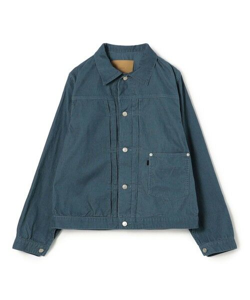 TOMORROWLAND / トゥモローランド その他アウター | ライトコーデュロイ プリーテッドジャケット（65 ブルー）