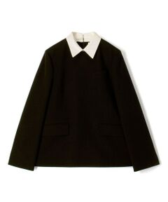 TOMORROWLAND / トゥモローランド シャツ・ブラウス | ウールジョーゼット プルオーバーブラウス