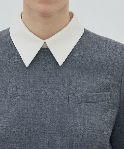 TOMORROWLAND / トゥモローランド シャツ・ブラウス | ウールジョーゼット プルオーバーブラウス | 詳細6