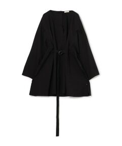 TOMORROWLAND / トゥモローランド チュニック | スビンコットン ボリュームベルテッドチュニック