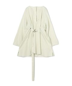 TOMORROWLAND / トゥモローランド チュニック | スビンコットン ボリュームベルテッドチュニック