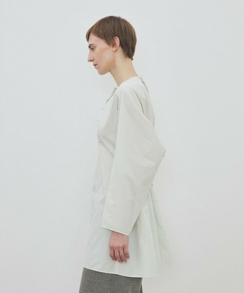 TOMORROWLAND / トゥモローランド チュニック | スビンコットン ボリュームベルテッドチュニック | 詳細3