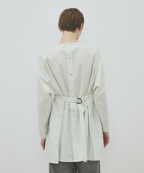 TOMORROWLAND / トゥモローランド チュニック | スビンコットン ボリュームベルテッドチュニック | 詳細4