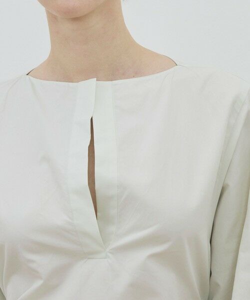 TOMORROWLAND / トゥモローランド チュニック | スビンコットン ボリュームベルテッドチュニック | 詳細5